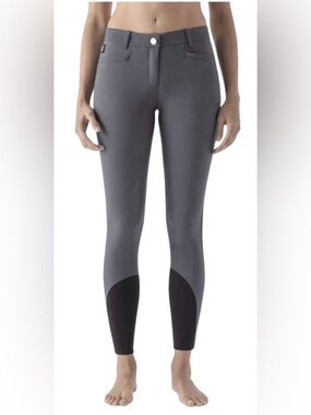 Equiline Equestrian Riding Breeches, Grey, Size 23, Excellent Condition!